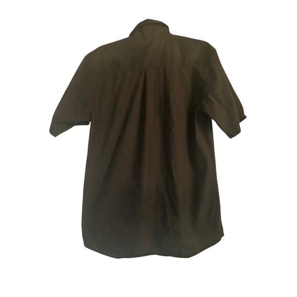 GUC Barco Wendy's Employee Short Sleeve Button Up Work Shirt Size XL - Picture 2 of 5